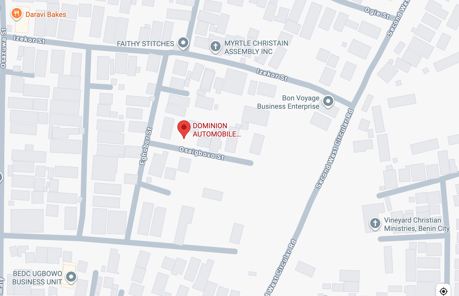 Dominion Locations benin